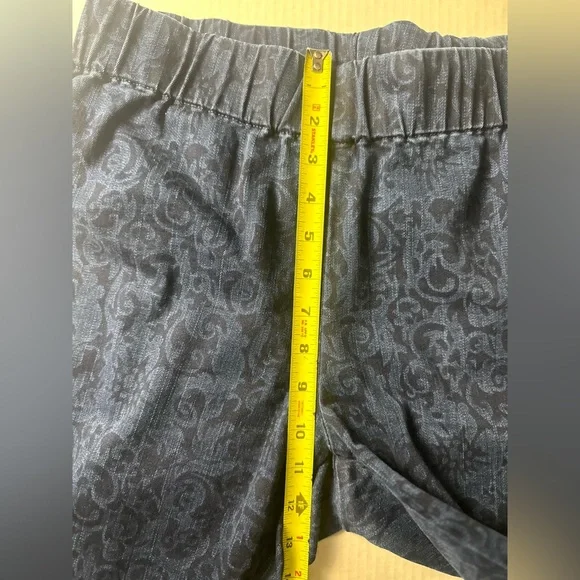 Soft Surroundings Women’s M‎ Blue Tapestry Print Jeggings Leggings Pull on - Picture 7 of 9